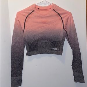 Gymshark long sleeve crop top